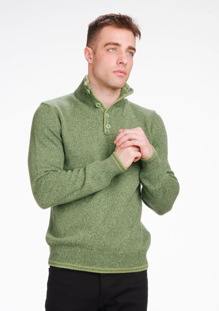 maglione-lana-merino-cashmere-uomo-verde